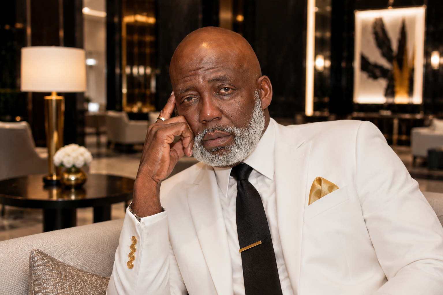 Dr. Cunningham in his office: Leadership, Purpose, Legacy